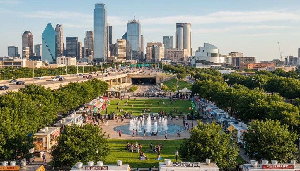 Klyde Warren Park (Urban Green Space and Culinary Hub)